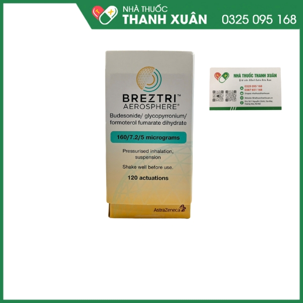 BREZTRI AEROSPHERE điều trị duy trì bệnh phổi tắc nghẽn mạn tính (COPD)